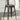 Cavalier - Wooden Seat Bar Stools (Set of 2) - Dark Elm And Matte Black