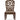 Durango - Silla auxiliar de comedor de madera con asiento tapizado (juego de 2) - Willadeene Brown