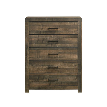 Bailey 5-Drawer Chest Walnut - alternate view
