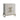 Larkin - Faux Marble Wine Cabinet - Pearl Silver