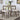 Torreon - 5 Piece Counter Height Table Set - Light Gray / Beige