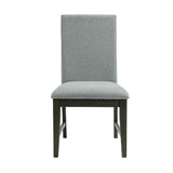 Donovan Standard Height Side Chair (Set of 2) Gray - alternate view