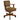 Mitchell - Upholstered Game Chair - Olive Brown And Amber