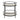 Olive - Round Accent Table - Maddie White / Black