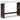 Burkhaus - White / Dark Brown - Sofa Table