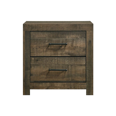 Bailey 2-Drawer Nightstand Walnut - alternate view