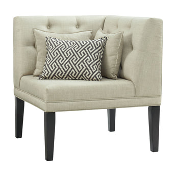 Maddox Corner With Three Pillows Beige - Upholstered Benches at Quality Home Furniture Mesquite