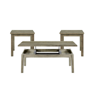 Oak Lawn Three Pack Occasional Set (Lift Top Coffee Table) Paper - alternate view