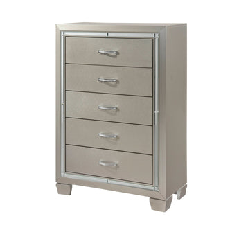 Platinum Youth Chest Сhampagne - Accent Chests at Quality Home Furniture Mesquite