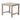 Blakely - Outdoor Aluminum End Table - White