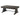 Stone - Coffee Table With PU Base - Dark Walnut