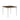 Vesta - Juego de mostrador de 5 piezas con sillas tapizadas y tablero marrón - Blanco