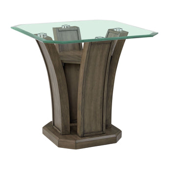 Dapper Square End Table Gray - End Tables at Quality Home Furniture Mesquite
