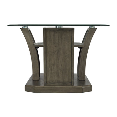 Dapper Rectangular Coffee Table Gray - detail