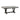 Everdeen - Dining Table With White Faux Marble Top - Charcoal