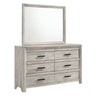 Ellen Dresser & Mirror Set White - Dresser & Mirror at Quality Home Furniture Mesquite