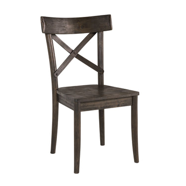 Coronado Wooden Side Chair (Set of 2) Dark Brown - detail