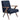 Cheryl - Upholstered Wood Arm Accent Chair - Dark Blue