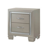 Platinum Youth Nightstand Сhampagne - Nightstands at Quality Home Furniture Mesquite