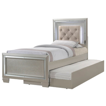 Platinum - Cama con plataforma juvenil con nido