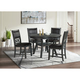 Amherst Dining Table With Wood Leg Gray Finish - image 4 of 4