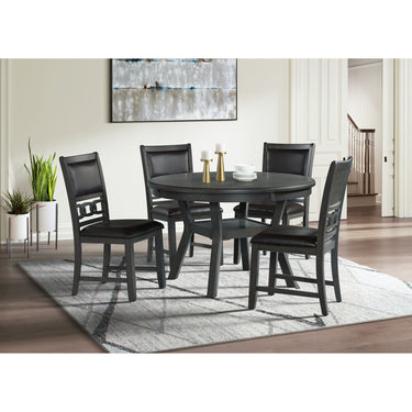 Amherst Dining Table With Wood Leg Gray Finish - image 4 of 4