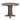 Raphaela - Mesa alta para mostrador - Acabado en cerezo desgastado