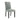 Francesca - Juego de comedor rectangular de 5 piezas de poliuretano gris, mesa y cuatro sillas