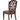 Durango - Silla auxiliar de comedor de madera con asiento tapizado (juego de 2) - Willadeene Brown