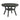 Amherst - Dining Table With Wood Leg - Gray Finish