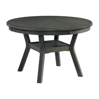 Amherst Dining Table With Wood Leg Gray Finish - Dining Tables at Quality Home Furniture Mesquite
