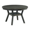 Amherst Dining Table With Wood Leg Gray Finish - Dining Tables at Quality Home Furniture Mesquite