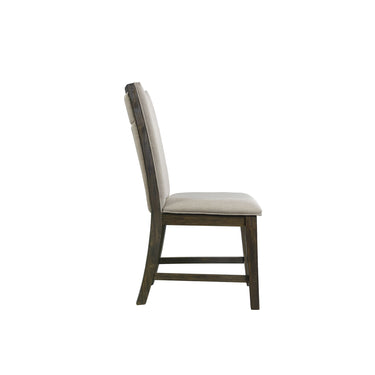 Grady Upholstered Side Chair (Set of 2) Walnut - detail