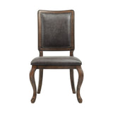 Gramercy Side Chair (Set of 2) Dark Brown - detail