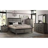 Wade 2-Drawer Nightstand Black Finish - alternate view