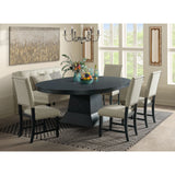 Maddox Oval Dining Table Black - detail