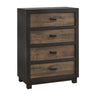 Harlington 4-Drawer Chest Dark Chocolate - Accent Chests at Quality Home Furniture Mesquite