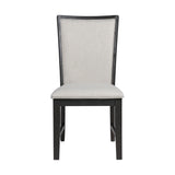 Grady Dining Slat Back Side Chair (Set of 2) Black - detail