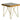 Walter - Brass Inlay End Table - Brown