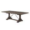 Finn Dining Table Chestnut - Dining Tables with Extensions at Quality Home Furniture Mesquite