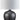 Ladstow - Negro - Lámpara de mesa de cerámica