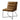 Balrog - Silla decorativa - Cuero de grano superior marrón silla de montar