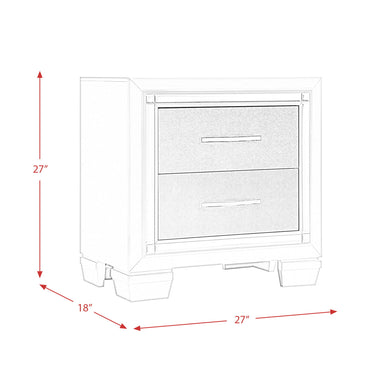 Platinum Nightstand Сhampagne - alternate view