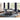 Tuscany - 5 Piece Standard Height Dining Set (Table & Four Chairs) - Charcoal