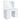 Amia - Complete Vanity With Lightbulbs - Glossy White