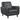 Aaron - Silla decorativa con asiento acolchado - Negro