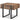 Prescott - Modern Reclaimed Wood Rectangular End Table - Rustic Honey