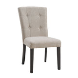 Lexi Tufted Upholstered Chair (Set of 2) Espresso - image 4 of 4