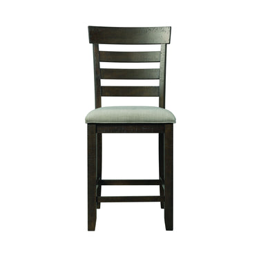 Colorado Counter Side Chair With Cushion Seat (Set of 2) Charcoal - image 4 of 4