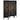 Haidera - Biombo plegable de 4 paneles con diseño de damasco - Negro